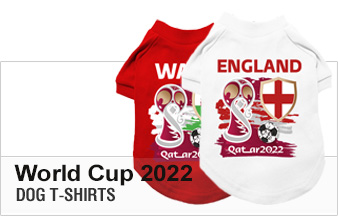 World Cup 2022 Dog T-Shirts