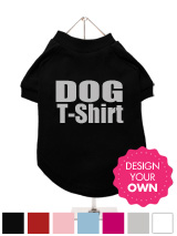 Dog T-Shirt - A fun, funky & distinct dog t-shirt. Made from high quality, fine knit gauge, 100% cotton and features a cotton-flex ''xxxDesignxxx'' design.
