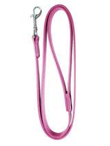 Fuschia Leather Matching Dog Lead - Matching lead (4ft / 1.2 m) for the Fuschia Leather Personalised Dog Collar (click the images to the right to view the collars).