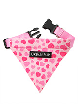 Pink Hearts Bandana - Our Pink Hearts Bandana is the perfect girly accessory. Just attach your lead to the D-ring and this stylish Bandana can also be used as a collar. It is lightweight, incredibly strong, stylish and practical.