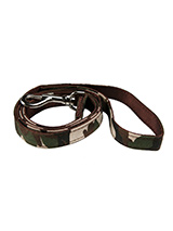 Camouflage Fabric Lead - Here at Urban Pup our design team understands that everyone likes a coordinated look. So we added a Camouflage  Fabric Lead to match our Camouflage Harness, Bandana and collar. This lead is lightweight and incredibly strong