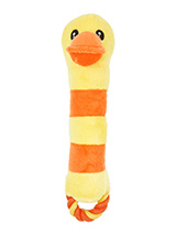 Ducky Plush & Squeaky Rope Toy - This is a great toy for solo play or for you to join in. Dogs like nothing better than a round of tug o' war, but just remember to let them win! Ducky squeaks for mercy with every bite but we doubt he will receive any. This toy will provide hours of fun for your pup as he squeaks with every bite. Th...