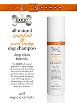 All Natural Grapefruit & Sweet Orange Dog Shampoo (200ml) - Our all natural grapefruit and organic sweet orange oil shampoo contains highly biodegradable, vegetable derived cleansers including wheat protein which has conditioning, moisturising and detangling properties to make the hair look shinier and feel softer. Organic sweet orange oil and grapefruit ess...