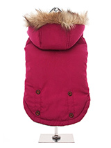 Maroon Alpine Coat - Protection and performance fuse in this Maroon Alpine Coat from Urban Pup. Lightweight but incredibly warm and snug to keep the cold out and the heat in. Combine that with a choice of three great colours, a perfect fit plus great quality and you have a coat that is second to none.The hood is trimmed...