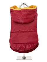Wine Red Pathfinder Insulated Panel Jacket - Protection and lightweight performance fuse in this Wine Red Pathfinder Insulated Panel Jacket from Urban Pup. Lightweight and incredibly warm to keep the cold out and the heat in. Combine that with a choice of three great colours. The hood is trimmed with Yellow piping to match the lining and draws...