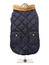 Navy Blue Quilted Town & Country Coat - Introducing Urban Pup's Quilted Town & Country Coat, expertly designed 
for a fusion of lightweight warmth and timeless elegance. This 
versatile piece is perfect for the sophisticated canine, whether 
strolling through the city or exploring the countryside.<br /><br />Featuring a luxurious soft...