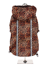 Cheetah Print Rainstorm Rain Coat - Our new Cheetah Print Rainstorm Rain coat will protect your dog from the rain and with its hi-visibility stripe will help them be seen during evening or early morning walks. This distinctive look will give your dog a unique style all its own and you can be sure that this stylish and practical rainco...
