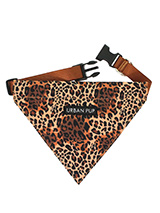 Cheetah Print Bandana - Just attach your lead to the D ring and this stylish Bandana can also be used as a collar. This distinctive look will give your dog a unique style all its own. It is made to the same high quality as all other Urban Pup products. It is lightweight and incredibly strong, and you can be sure that this...
