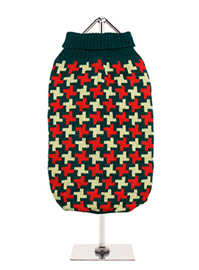 Green / Red Cross Checked Sweater