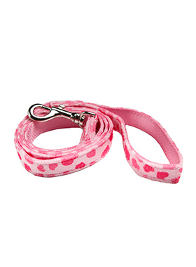 Pink Hearts Fabric Lead