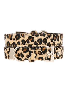 Leopard Print Fabric Collar