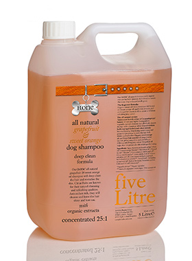 All Natural Grapefruit & Sweet Orange Dog Shampoo (5 Litre Groomer's Range)