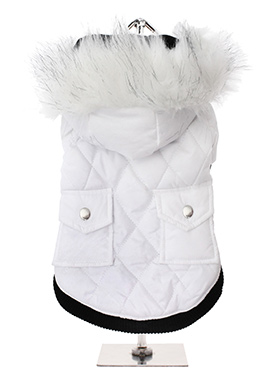 Snow White Quilted Parka