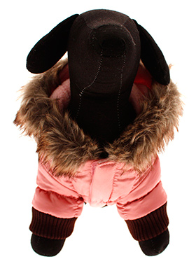 Luxury Pink Quilted Ski Parka