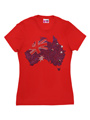 Australia GlamourGlitz Flag Women's T-Shirt