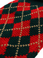 Red & Dark Green Argyle Sweater