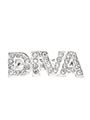 ''Diva'' Swarovski Hair Clip / Dog Barrette (Clear Crystals)