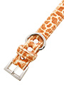 Giraffe Print Fabric Collar