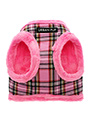Luxury Fur Lined Pink Tartan Harness