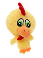 Atomic Chicken Plush & Squeaky Dog Toy