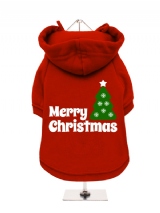 ''Christmas: Christmas Tree'' Fleece-Lined Dog Hoodie / Sweatshirt