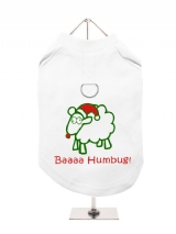 ''Christmas: Baaaa Humbug!'' Harness-Lined Dog T-Shirt