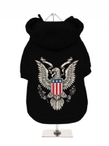 ''American Eagle'' Fleece-Lined Dog Hoodie / Sweatshirt