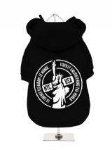 ''NYC USA'' Fleece-Lined Dog Hoodie / Sweatshirt