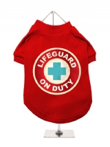 ''Lifeguard On Duty'' Dog T-Shirt