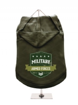 ''Military Armed Forces'' Dog Hoodie / T-Shirts