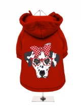 ''Humanimals: Adorable Dalmation'' Fleece-Lined Dog Hoodie / Sweatshirt