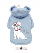 ''Humanimals: Captain Westie'' Fleece-Lined Dog Hoodie / Sweatshirt