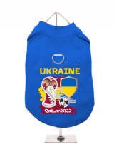''World Cup 2022: Ukraine'' Harness-Lined Dog T-Shirt