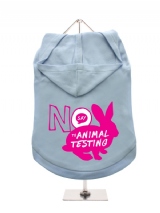 ''Say No to Animal Testing'' Dog Hoodie / T-Shirts
