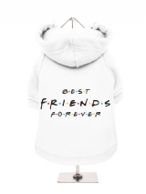 ''Best Friends Forever'' Fleece-Lined Dog Hoodie / Sweatshirt
