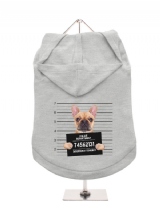 ''Police Mugshot - French Bulldog'' Dog Hoodie / T-Shirts