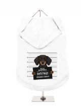 ''Police Mugshot - Dachshund'' Dog Hoodie / T-Shirts