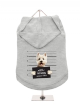 ''Police Mugshot - West Highland Terrier'' Dog Hoodie / T-Shirts