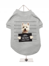 ''Police Mugshot - West Highland Terrier'' Dog T-Shirt