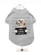 ''Police Mugshot - Shih Tzu'' Dog T-Shirt