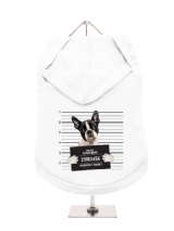 ''Police Mugshot - Boston Terrier'' Dog Hoodie / T-Shirts