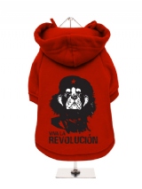 ''Viva la Revolución'' Fleece-Lined Dog Hoodie / Sweatshirt