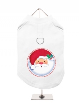 ''Christmas: Santa Claus'' Harness-Lined Dog T-Shirt