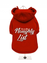 ''Christmas: Im On The Naughty List'' Fleece-Lined Sweatshirt