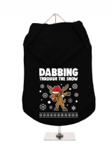 ''Christmas: Dabbing Through The Snow'' Dog Hoodie / T-Shirt