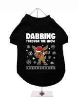 ''Christmas: Dabbing Through The Snow'' Dog T-Shirt