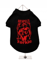 ''Respect The Yorkie'' Dog T-Shirt