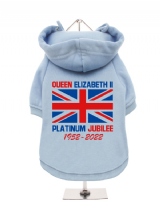 ''Queens Jubilee: Union Flag'' Fleece-Lined Dog Hoodie / Sweatshirt