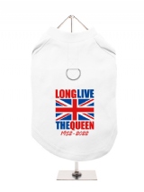 ''Queens Jubilee: Long Live The Queen'' Harness-Lined Dog T-Shirt