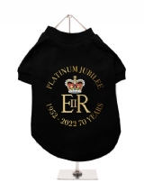 ''Queens Jubilee: ERII Platinum Jubilee'' Dog T-Shirt